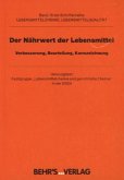 Der Nährwert von Lebensmitteln