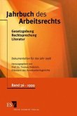 Dokumentation für das Jahr 1998 / Jahrbuch des Arbeitsrechts Band 36