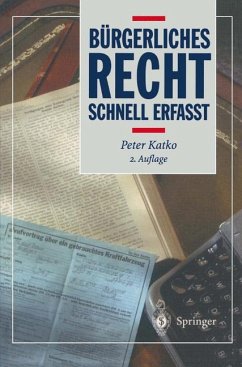 Bürgerliches Recht: Schnell erfaßt (Recht - schnell erfasst)