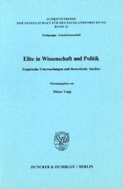 Elite in Wissenschaft und Politik. - Voigt, Dieter (Hrsg.)