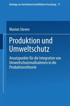 Produktion und Umweltschutz - Steven, Marion