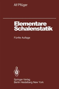 Elementare Schalenstatik - Pflüger, A.