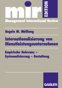 Internationalisierung von Dienstleistungsunternehmen - Mößlang, Angelo M.