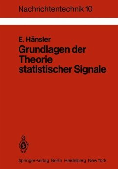 Grundlagen der Theorie statistischer Signale - Hänsler, Eberhard