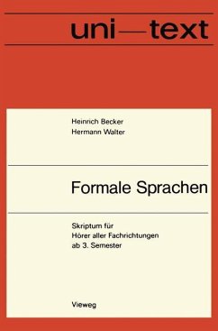 Formale Sprachen - Becker, Heinrich