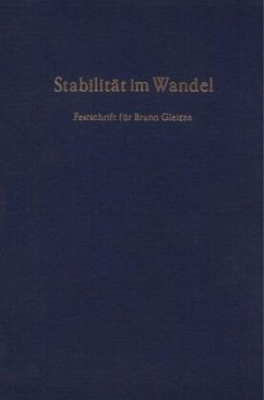 Stabilität im Wandel. - Gemper, Bodo B. (Hrsg.)