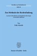 Zur Methode der Rechtsfindung. - Bild 1