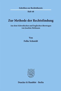 Cover Zur Methode der Rechtsfindung.