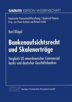 Bankenaufsichtsrecht und Skalenerträge - Klügel, Karl