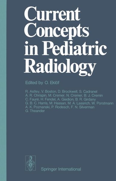 Current Concepts in Pediatric Radiology