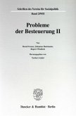 Probleme der Besteuerung II.