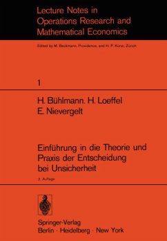 Einführung in die Theorie und Praxis der Entscheidung bei Unsicherheit - Bühlmann, H.;Loeffel, H.;Nievergelt, E.