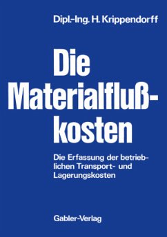 Die Materialflußkosten - Krippendorff, Herbert