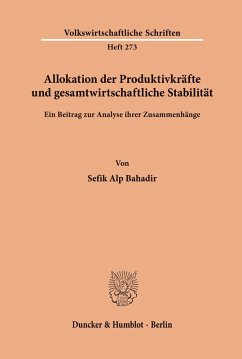 Cover Allokation der Produktivkräfte und gesamtwirtschaftliche Stabilität.