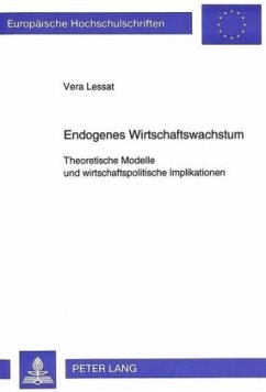 Endogenes Wirtschaftswachstum - Lessat, Vera