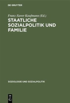 Cover Staatliche Sozialpolitik und Familie