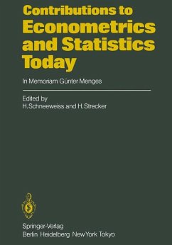 Contributions to econometrics and statistics today. In memoriam Günter Menges. - Schneeweiß, Hans and H. (Hg.) Strecker