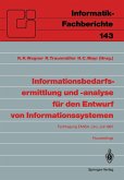 Informationsbedarfsermittlung und -analyse für den Entwurf von Informationssystemen Informationsbedarfsermittlung und -analyse für den Entwurf von Informationssystemen