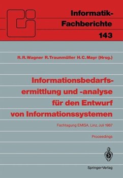 Informationsbedarfsermittlung und -analyse für den Entwurf von Informationssystemen