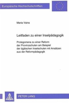 Leitfaden zu einer Inselpädagogik - Vaina, Maria