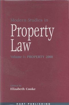 Modern Studies in Property Law - Volume 1 - Cooke, Elizabeth (ed.)