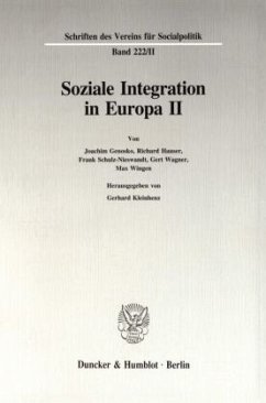 Soziale Integration in Europa II. - Kleinhenz, Gerhard (Hrsg.)