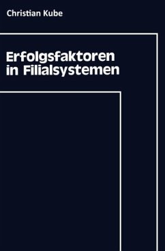 Erfolgsfaktoren in Filialsystemen - Kube, Christian