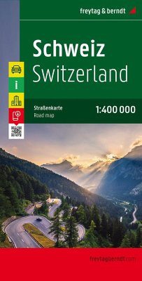 Freytag & Berndt Autokarte Schweiz. Suiza. Zwitserland. Switzerland. Suisse. Svizzera