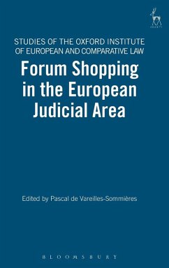 Forum Shopping in the European Judicial Area - Vareilles-Sommières, Pascal de (ed.) Forum Shopping in the European Judicial Area - Vareilles-Sommières, Pascal de (ed.)