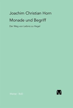 Monade und Begriff - Horn, Joachim Ch