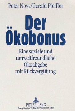 Der Ökobonus - Novy, Peter;Pfeiffer, Gerald