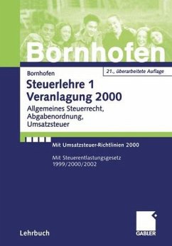 Steuerlehre 1, Veranlagung 2000