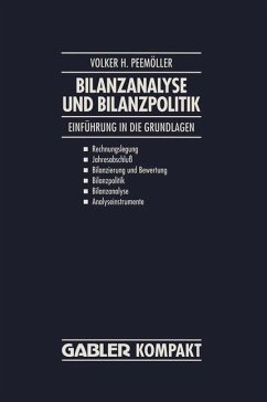 Bilanzanalyse und Bilanzpolitik - Peemöller, Volker H.