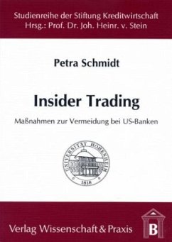 Insider Trading. - Schmidt, Petra