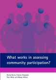 What works in assessing community participation?