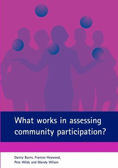 What works in assessing community participation? - Burns, Danny; Heywood, Frances; Wilde, Pete