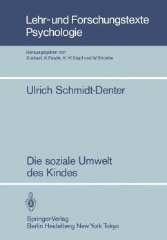 Die soziale Umwelt des Kindes - Schmidt-Denter, Ulrich