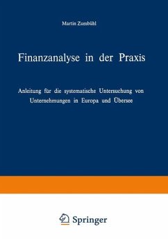 Finanzanalyse in der Praxis - Zumbühl, Martin