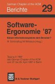 Software-Ergonomie ¿87 Nützen Informationssysteme dem Benutzer?