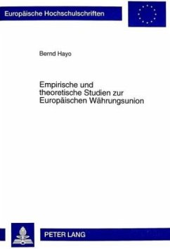 Cover Empirische und theoretische Studien zur Europäischen Währungsunion