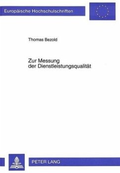 Zur Messung der Dienstleistungsqualität - Bezold, Thomas