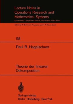 Theorie der linearen Dekomposition - Hagelschuer, Paul B.
