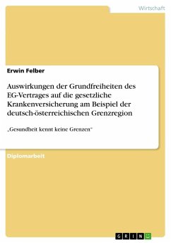 Auswirkungen der Grundfreiheiten des EG-Vertrages auf die gesetzliche Krankenversicherung am Beispiel der deutsch-österreichischen Grenzregion - Felber, Erwin