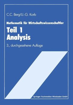 Mathematik für Wirtschaftswissenschaftler - Berg, Claus C.;Korb, Ulf-Günther