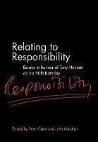 Relating to Responsibility - Cane, Peter / Gardner, John (eds.)