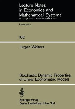 Stochastic Dynamic Properties of Linear Econometric Models - Wolters, J.