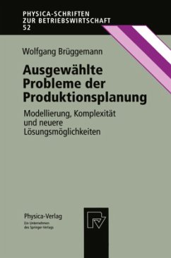 Ausgewählte Probleme der Produktionsplanung - Brüggemann, Wolfgang