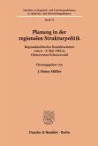 Planung in der regionalen Strukturpolitik.