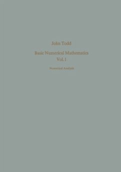 Basic Numerical Mathematics - Todd, J.