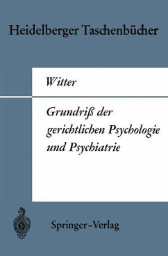 Grundriß der gerichtlichen Psychologie und Psychiatrie - Witter, Hermann